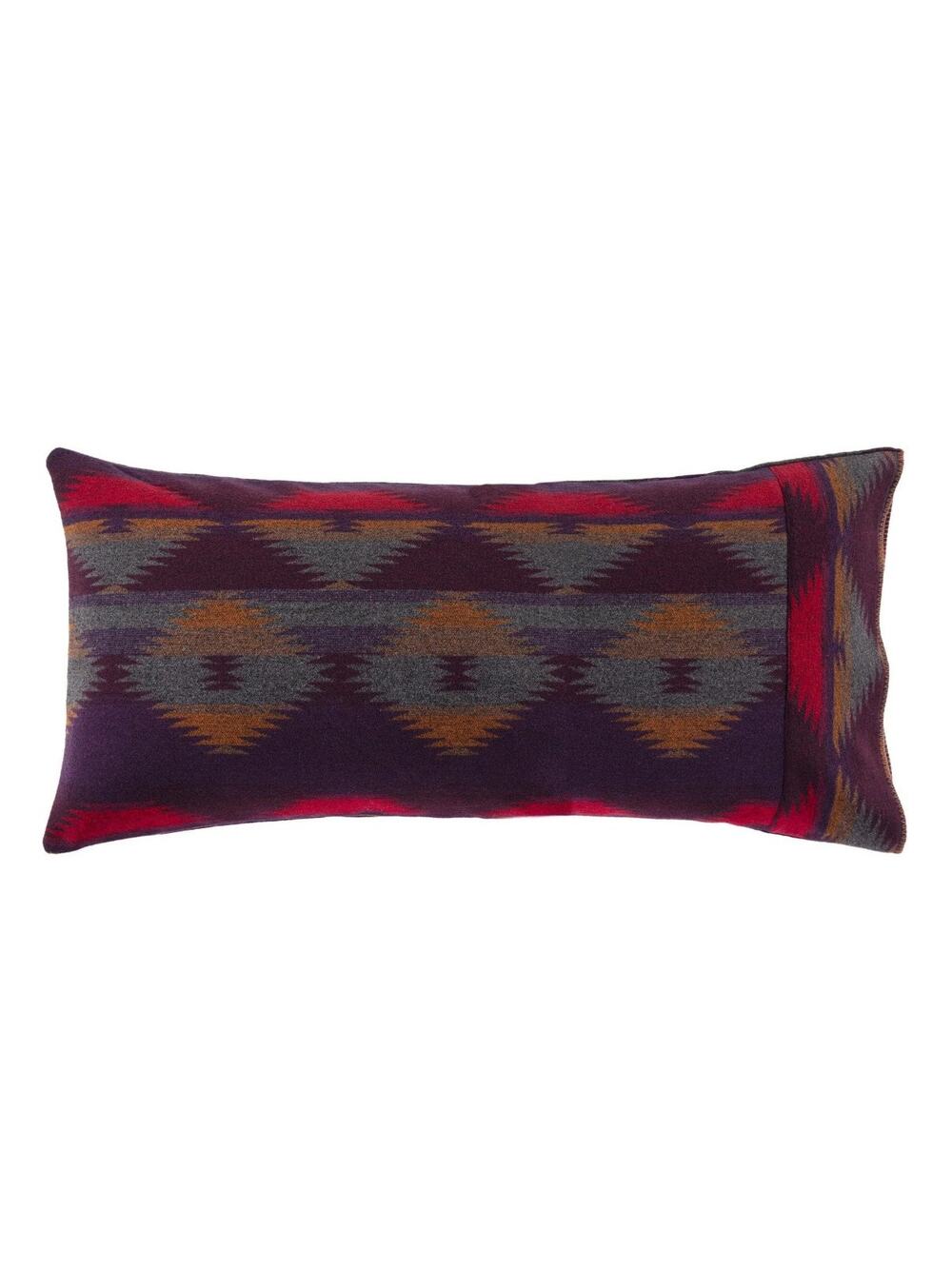 Paseo Road Gila Wool Blend Pillowcase 20x30 Standard Purple Aztec Southwestern